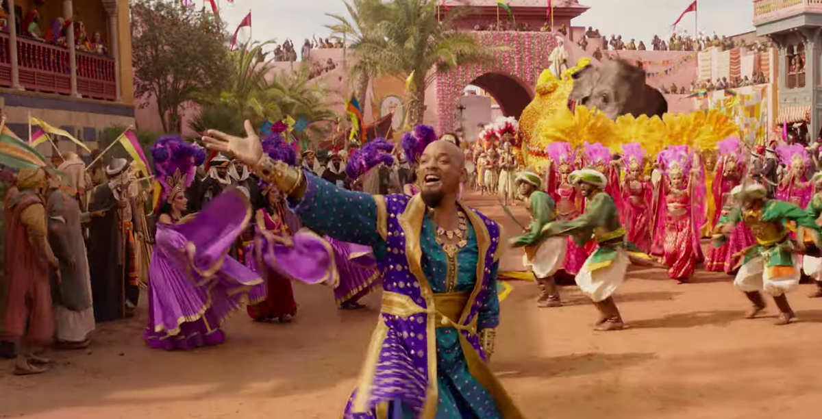 кадр из фильма "Аладдин"