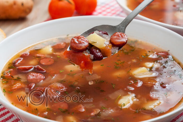 Классический фасолевый суп – рецепт из консервированной фасоли