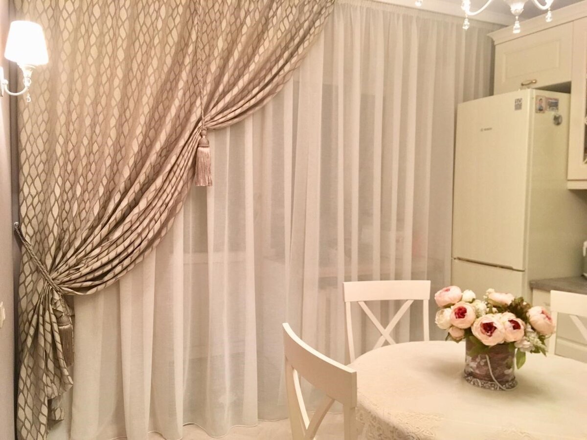 Шторы с геометрическим узором