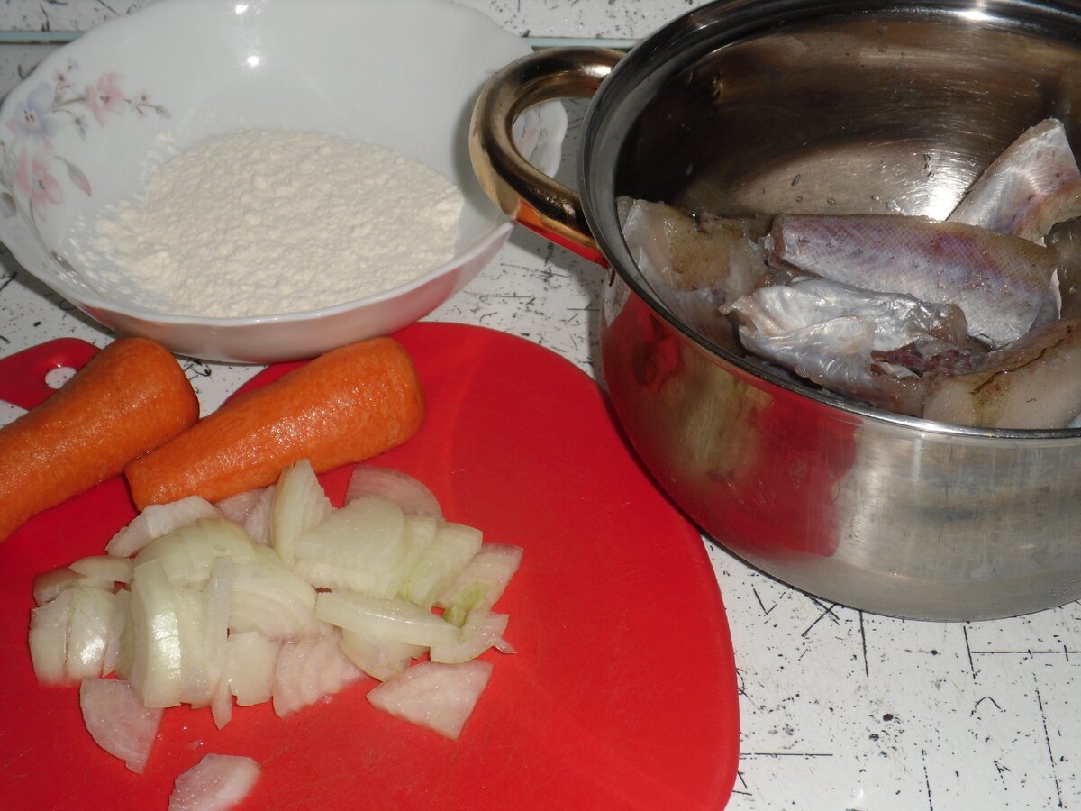 нарезаем овощи