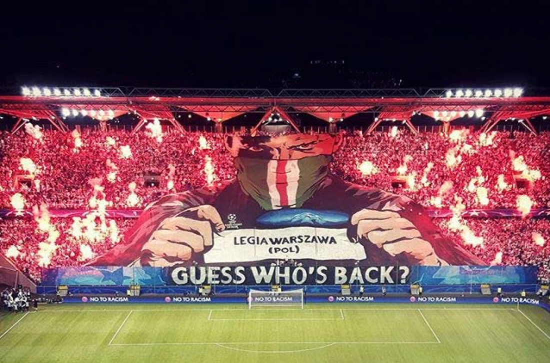 Легия Варшава в ЛЧ.