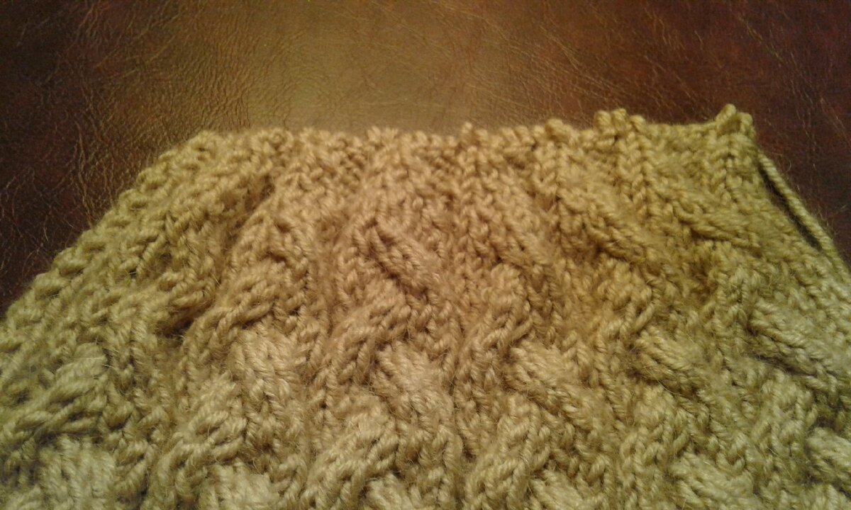 Перенесенные на нить петли.