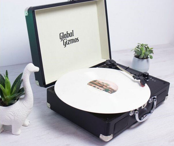 ретро-портфель проигрыватель