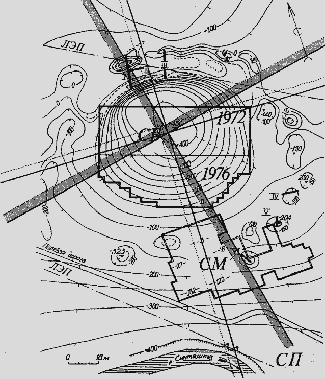Большой Синташтинский Курган, источник фото https://e-libra.ru/read/331204-fenomen-arkaima-kosmologicheskaya-arhitektura-i-istoricheskaya-geodeziya.html