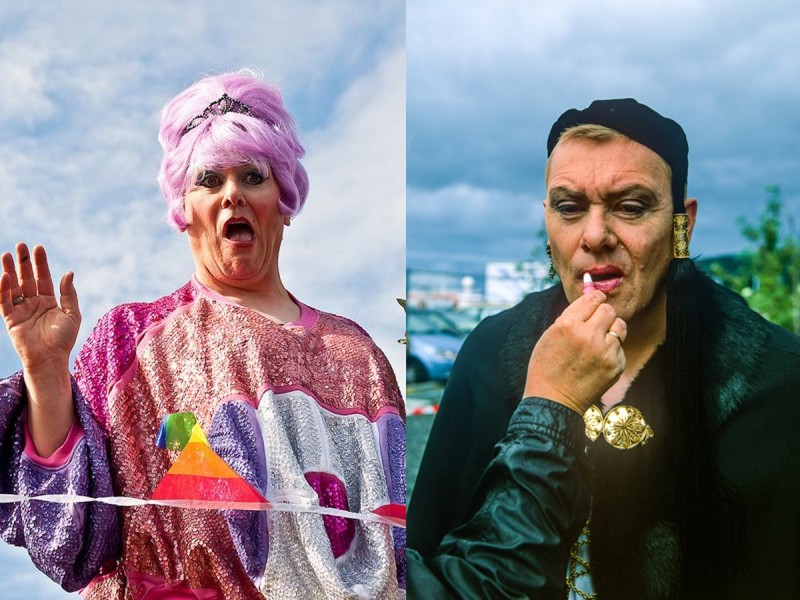 Йон Гнарр на гей параде