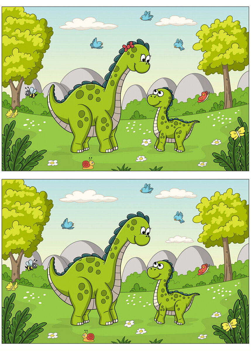 Find the difference Dinosaur