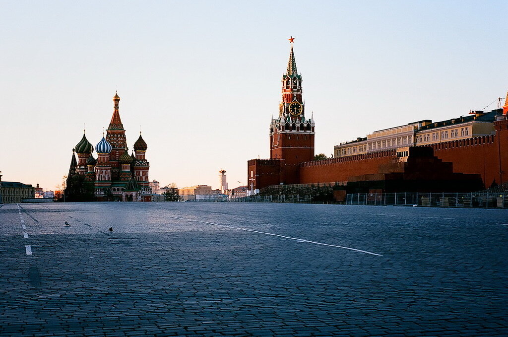 Пустующий центр Мостквы