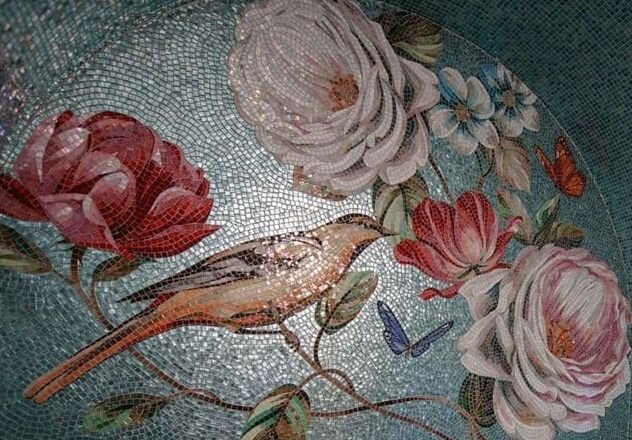 Панно из мозаики