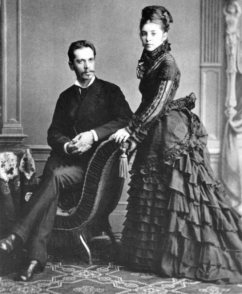 Родители Игоря Стравинского, Фёдор и Анна, Одесса, 1874 год