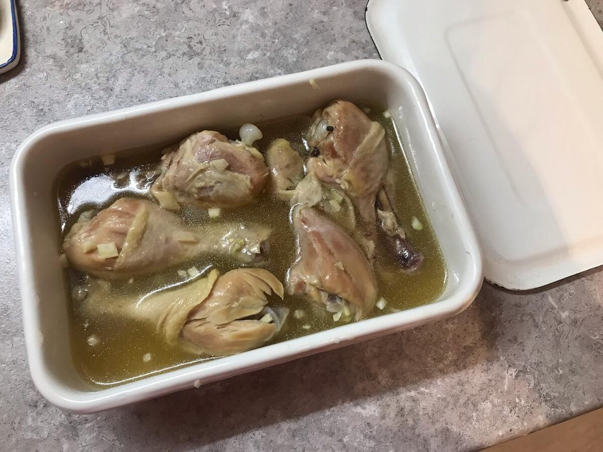 Заливное из курицы