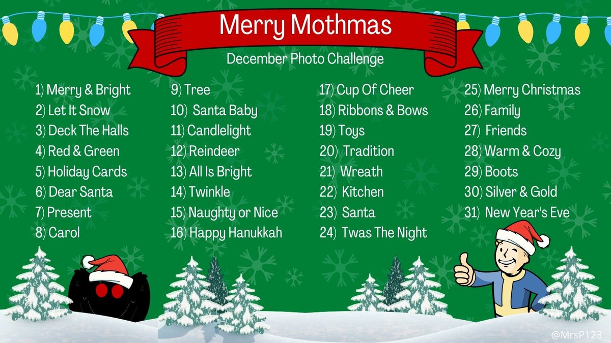 Используйте хештег  #MerryMothmas  в твиттере