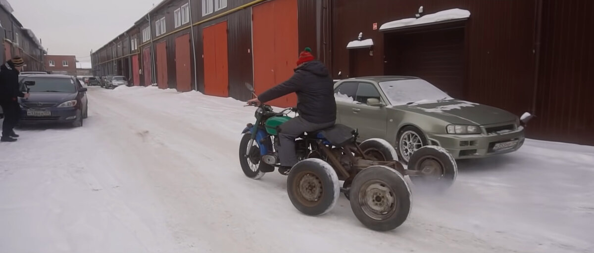 Вездеход из мотоцикла УРАЛ