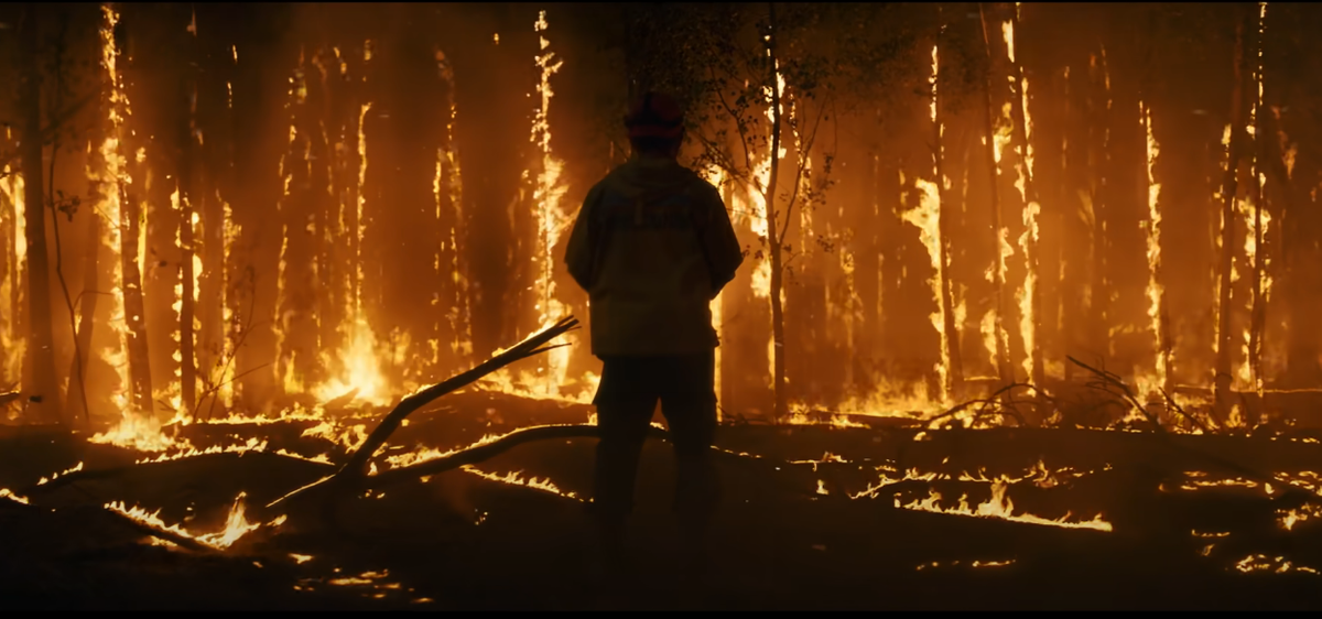Cinema fire. Cinema fire