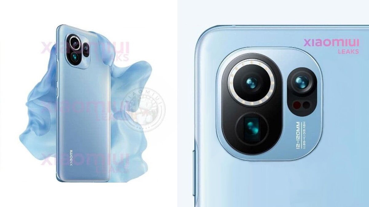 Дизайн Xiaomi Mi 11 Pro и  Xiaomi Mi 11 Pro +