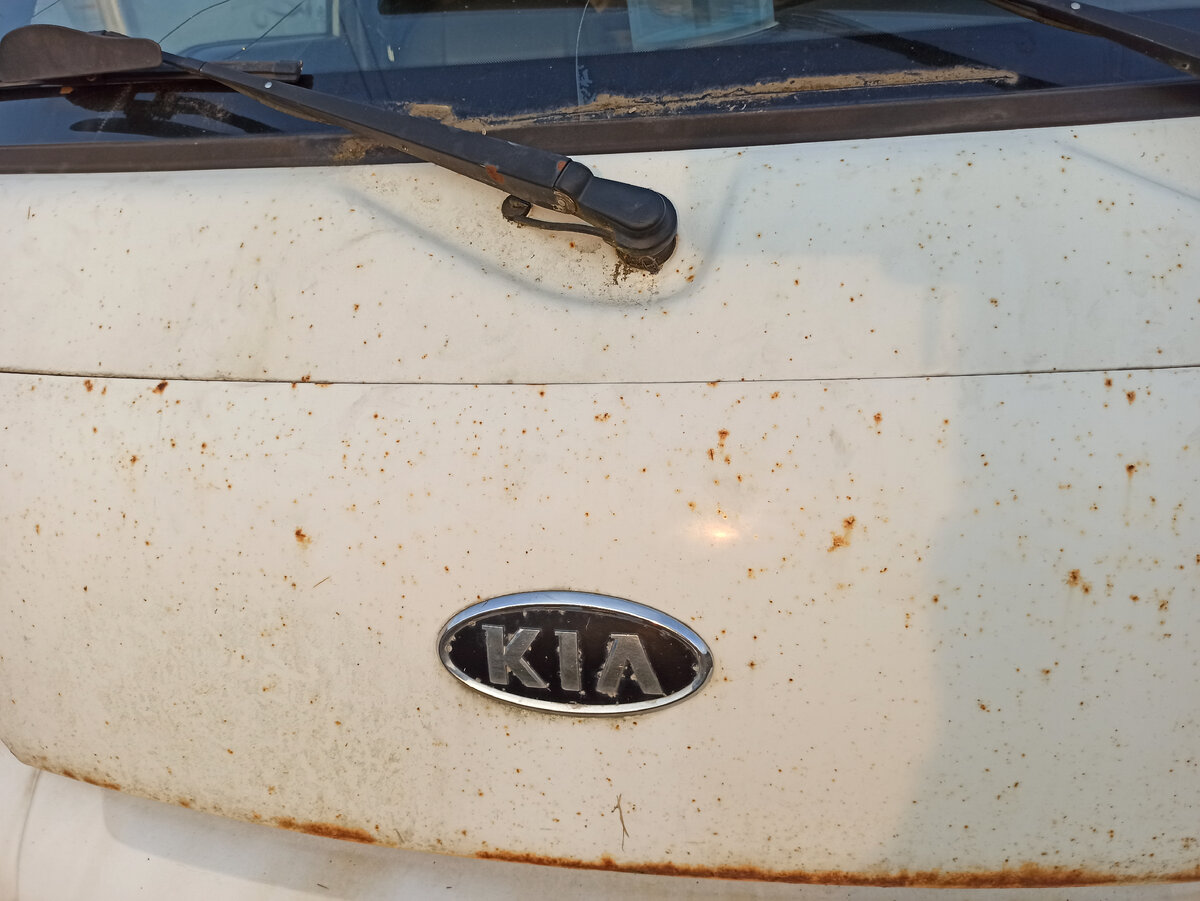 Капот после стараний жестянщика все же ушел на помойку, ибо насквозь