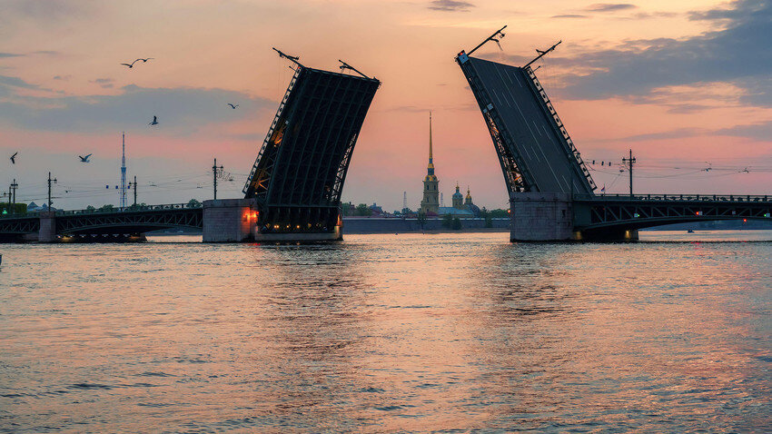 Как выглядят белые ночи в санкт петербурге фото