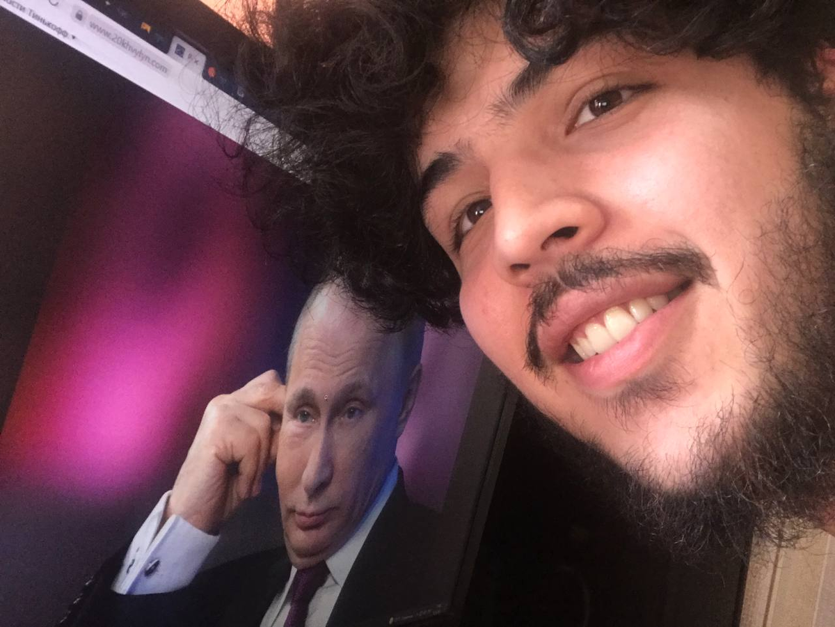 Мое фото с Владимиром Владимировичем