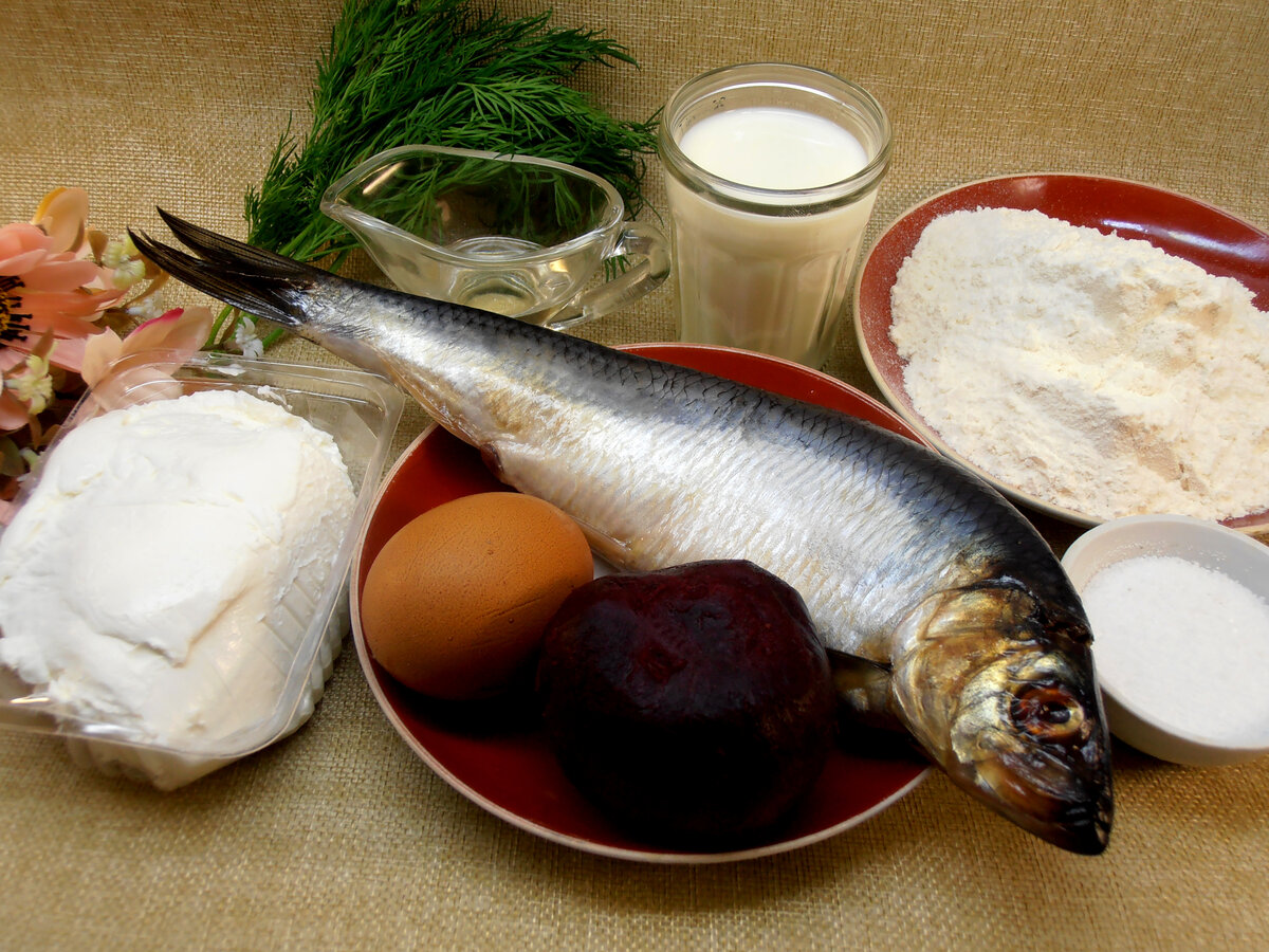 Ингредиенты для приготовления свекольного рулета