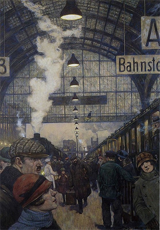 Hans Baluschek (German, 1876-1935) Eisenwerk. 1925 ? /  ?(?, 1876-1935)  " ?quot;. 1925 ?