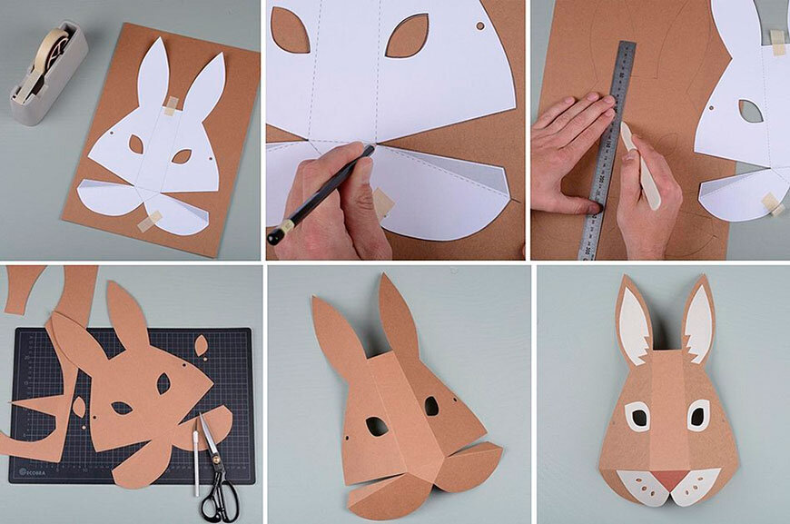 1 шт., маска для очков в виде лесных животных | AliExpress