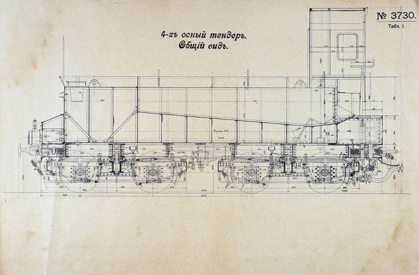 Чертежи паровоза