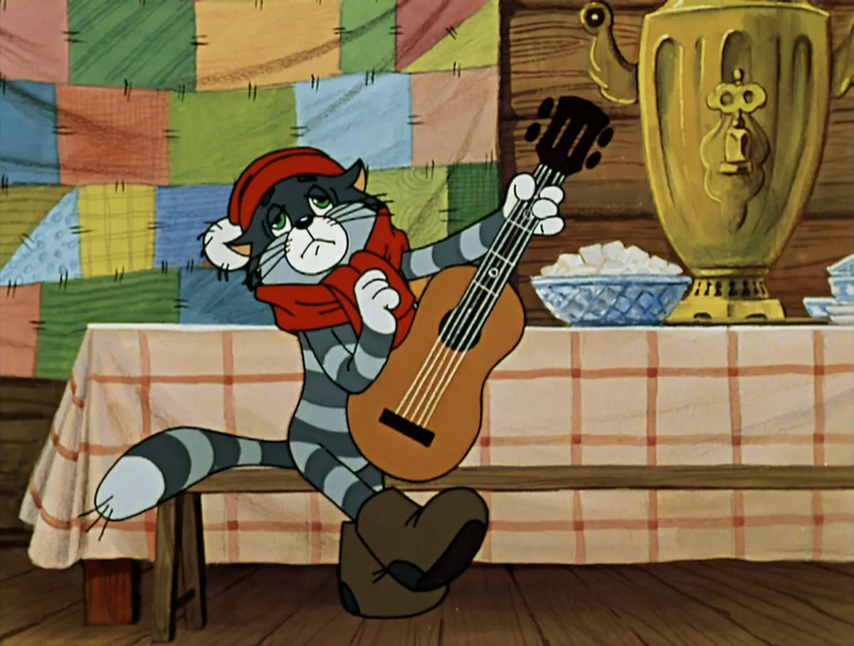 Кадр из мультфильма «Трое из Простоквашино» 