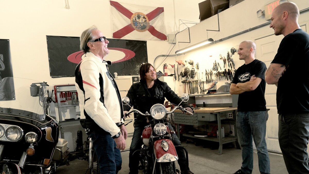 Кадры из телешоу "Ride with Norman Reedus".