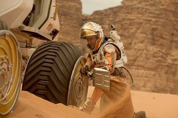 "Марсианин", эпизод из фильма