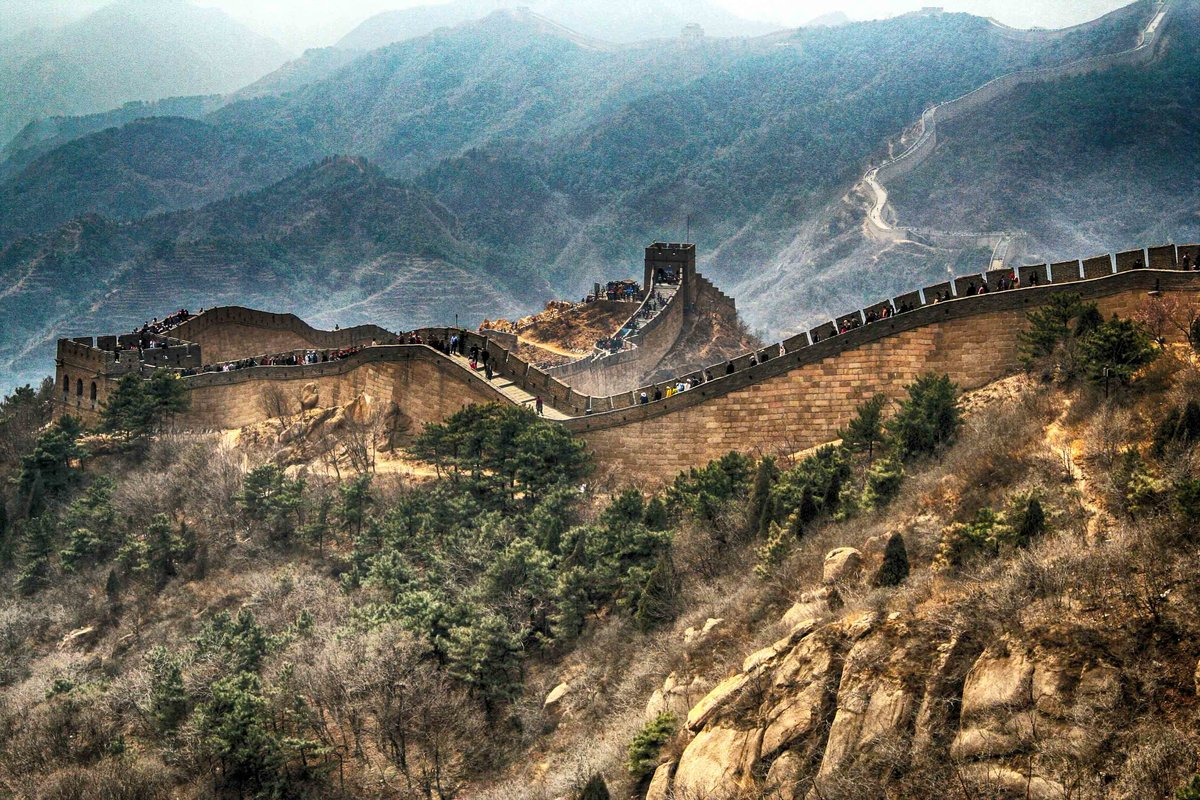 Постройка стены от кочевников в древнем китае