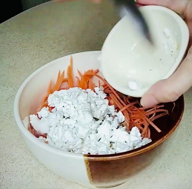 Добавили брынзу и орехи