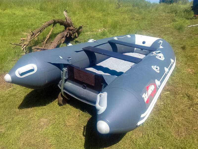 Транцевые колеса. Фото автора.