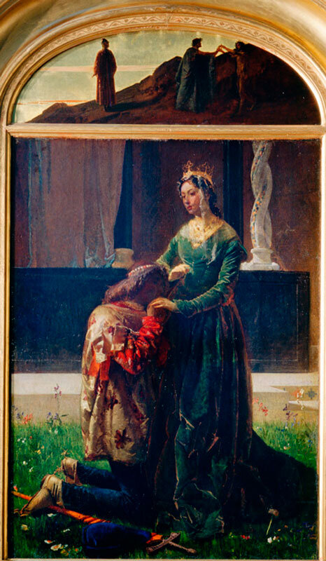 Федерико Фаруффини. Сорделло и Куницца, 1864