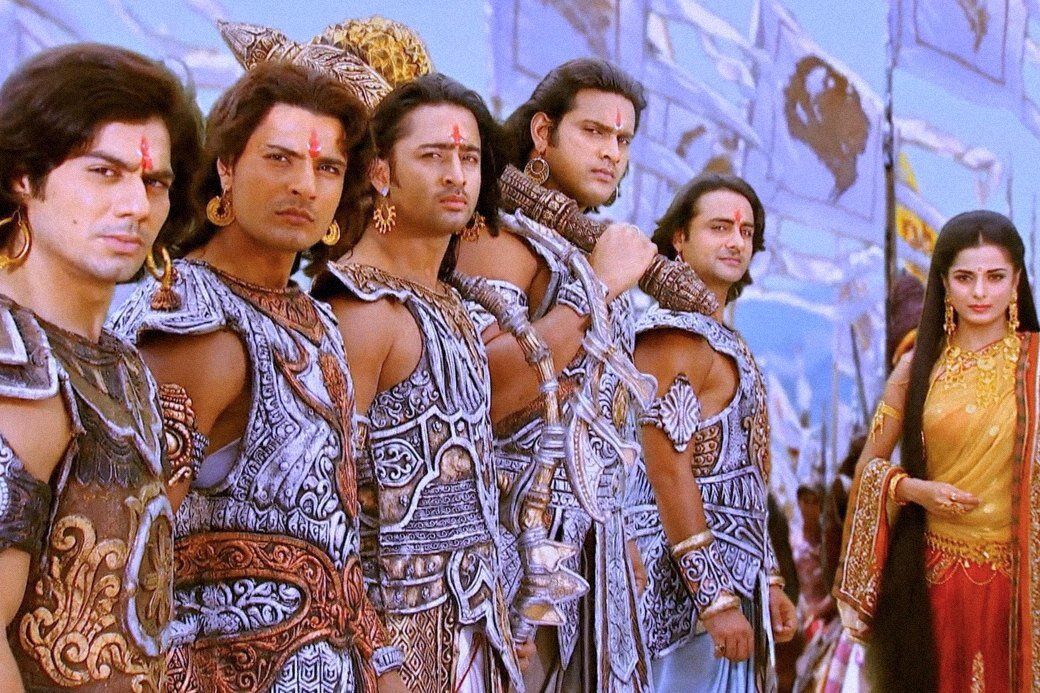 Кадр из сериала "Махабхарата"