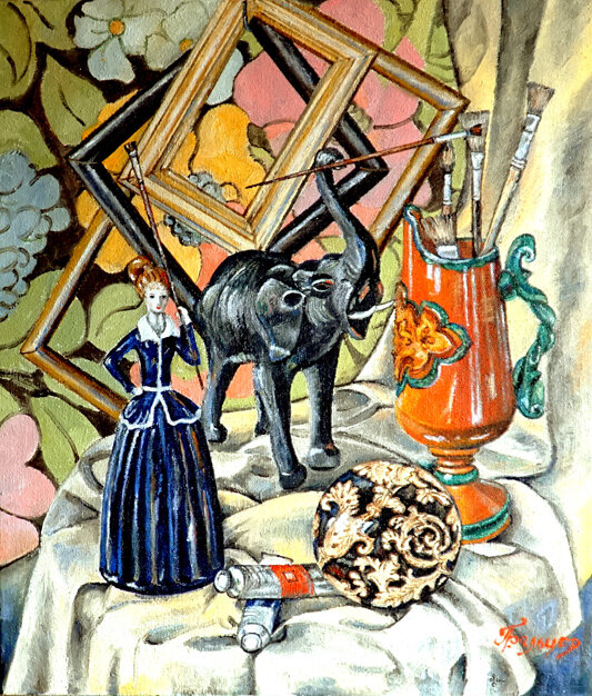 Натюрморт с фарфоровым шаром / Фото: Галерея «САНТАЛ»