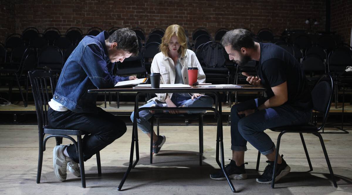 На фото: репетиция спектакля. Фото: Андрей Абрамов, предоставлено пресс-службой ЦТМ