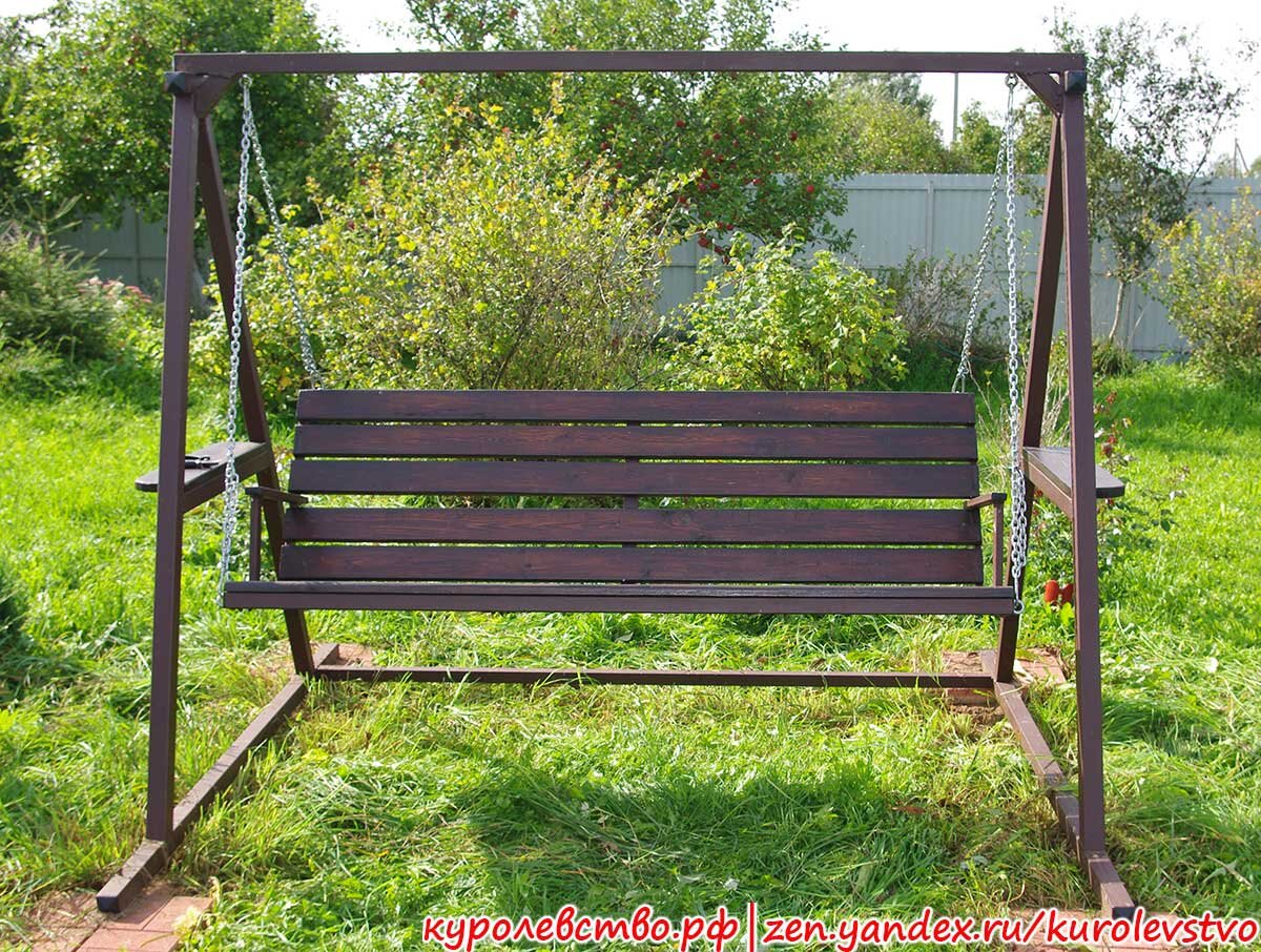 Сиденье для садовых качелей своими руками | Садовые качели, Гамак на открытом воздухе, Садовый стул
