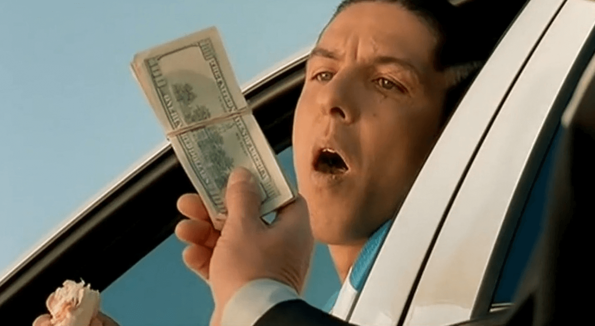 У всех водителей есть деньги.