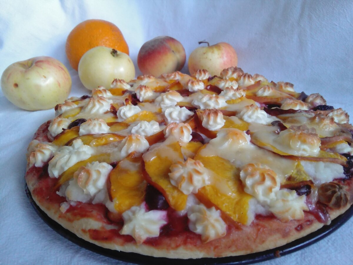 рецепт пиццы фруктовая фото 25