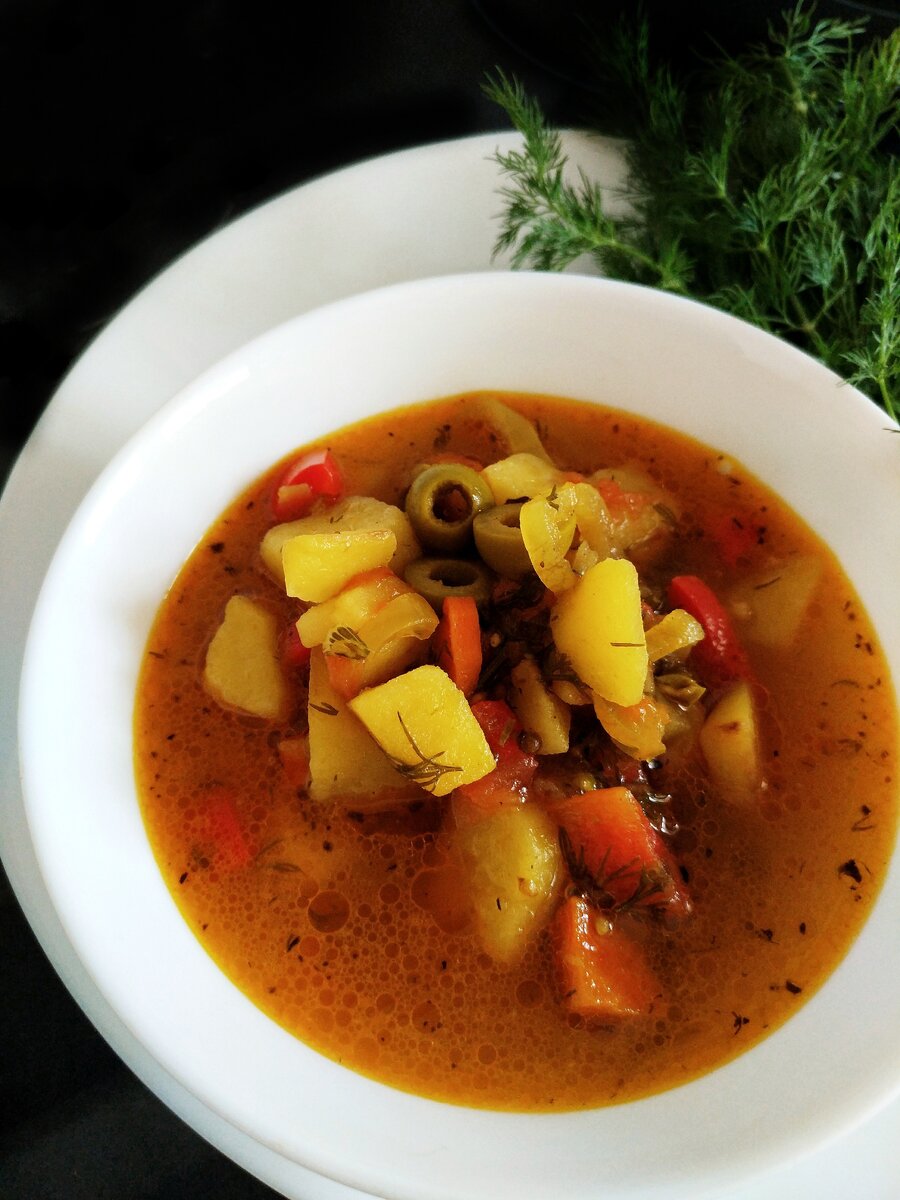Суп харчо вегетарианский