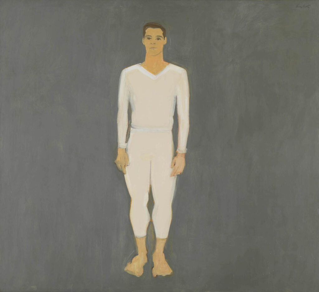 Alex Katz, Paul Taylor, 1959, canvas, oil. Alex Katz, V.G. Bill Kunst, Bonn, 2018, Courtesy Udo and Anette Brandhorst Collection. Photo: Haidar Kojupinar, Bayerische Staatsgemäldesammlungen, Munich.