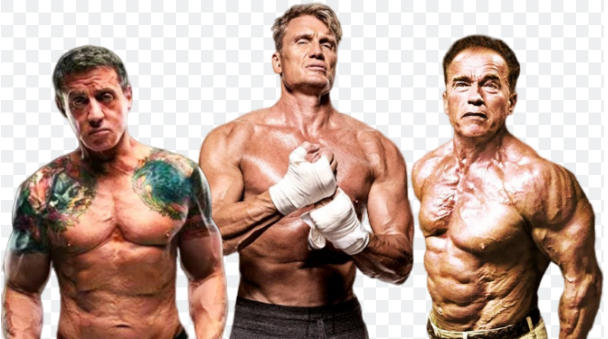 Актеры на прозрачном фоне (после извлечения chromakey)