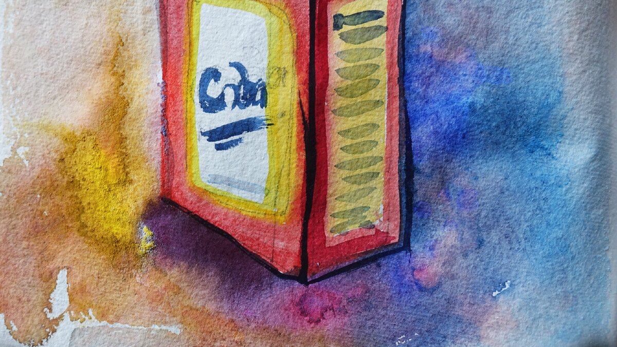 Акварель ручной работы MOVEMOON 