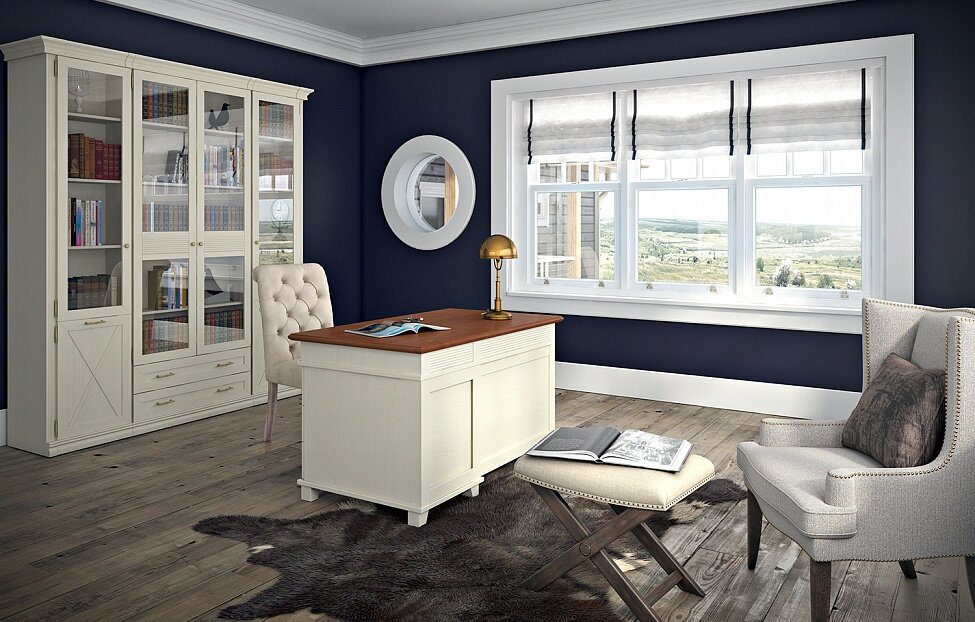 Библиотека Кантри 2 - www.angstrem-mebel.ru