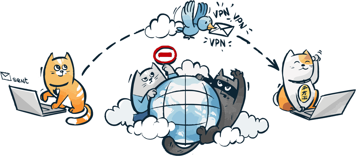 как работает впн