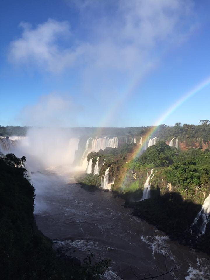 Вид на водопад Игуасу из отеля Belmond, фото Ольги Казаковой