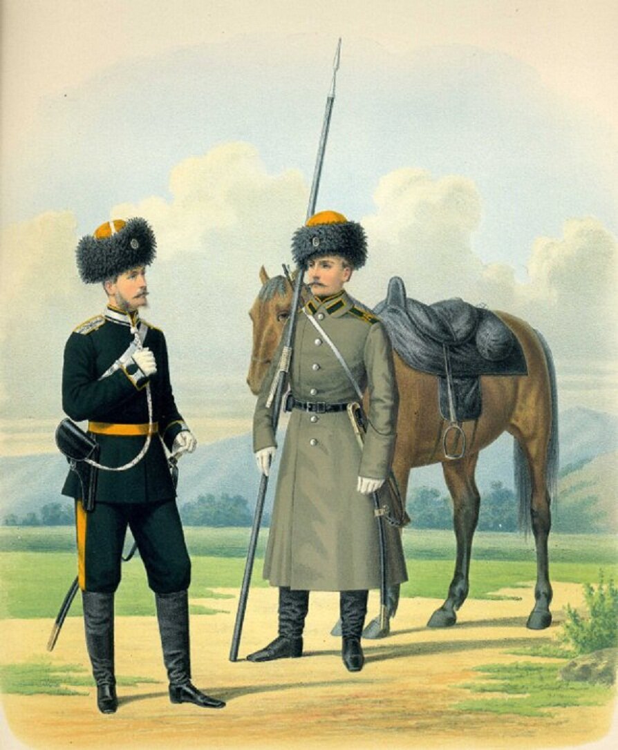 Конные полки Амурского казачьего войска