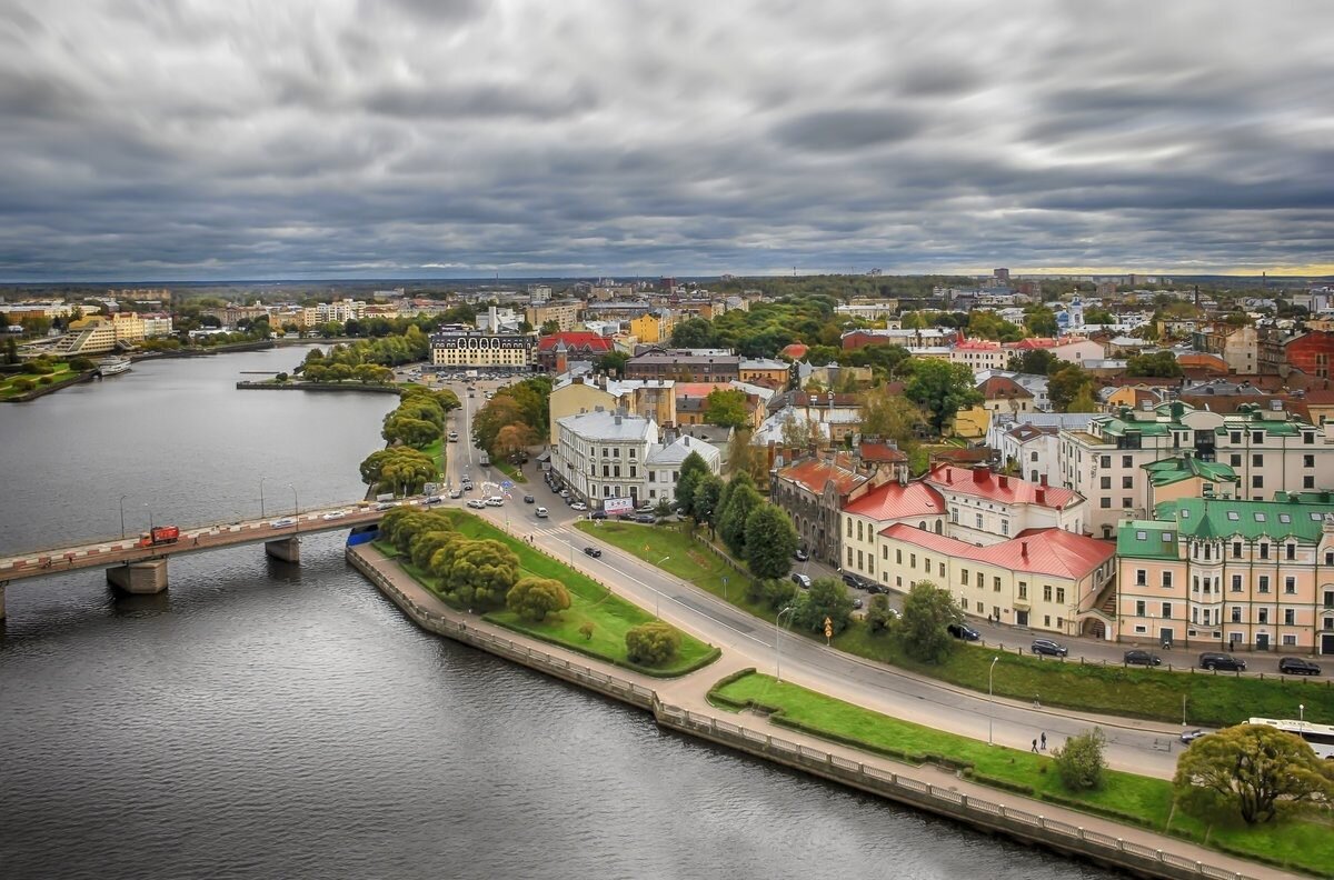 Выборг прогулка по городу