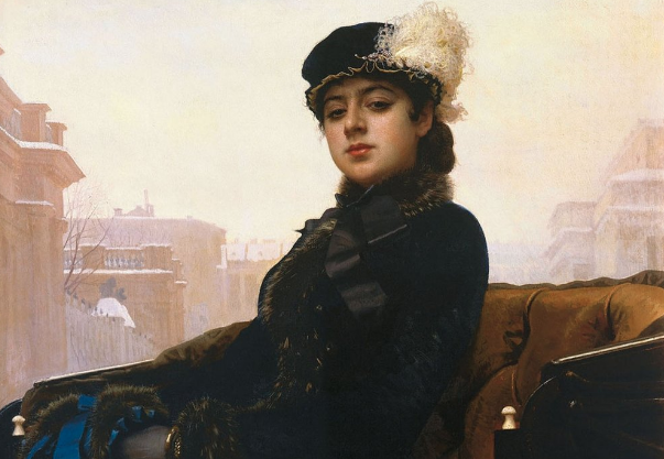 Картина «Неизвестная», худ. И. Крамской, 1883 г.