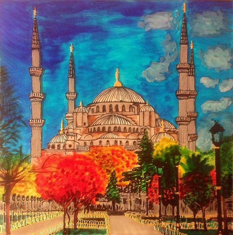 картина "Осенний Стамбул". Взято на сайте livemaster