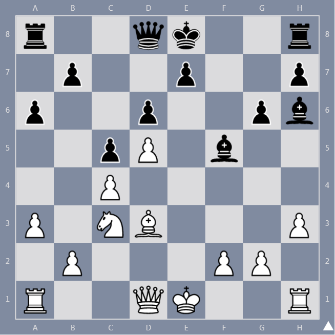 Ход белых. Выигрыш.